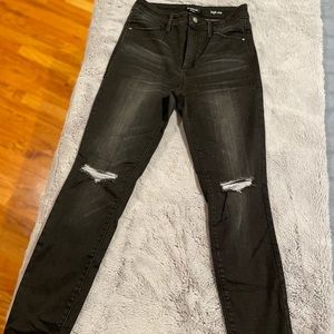 Bebe High Rise Skinny Jeans